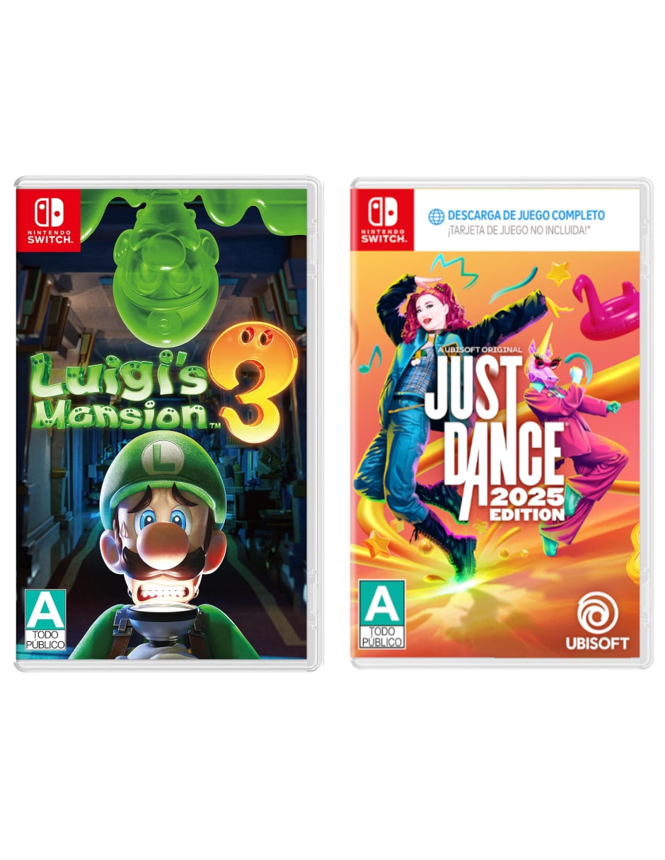 NINTENDO Just Dance 2025 + Luigi's Mansion 3 Nintendo Bundle para Nintendo Switch