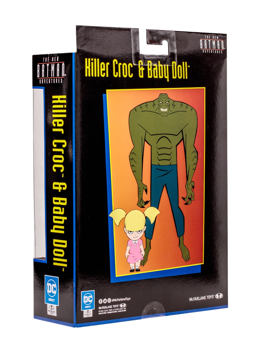 Figura de colección  artículada batman the animated series killer croc collectors mcfarlane