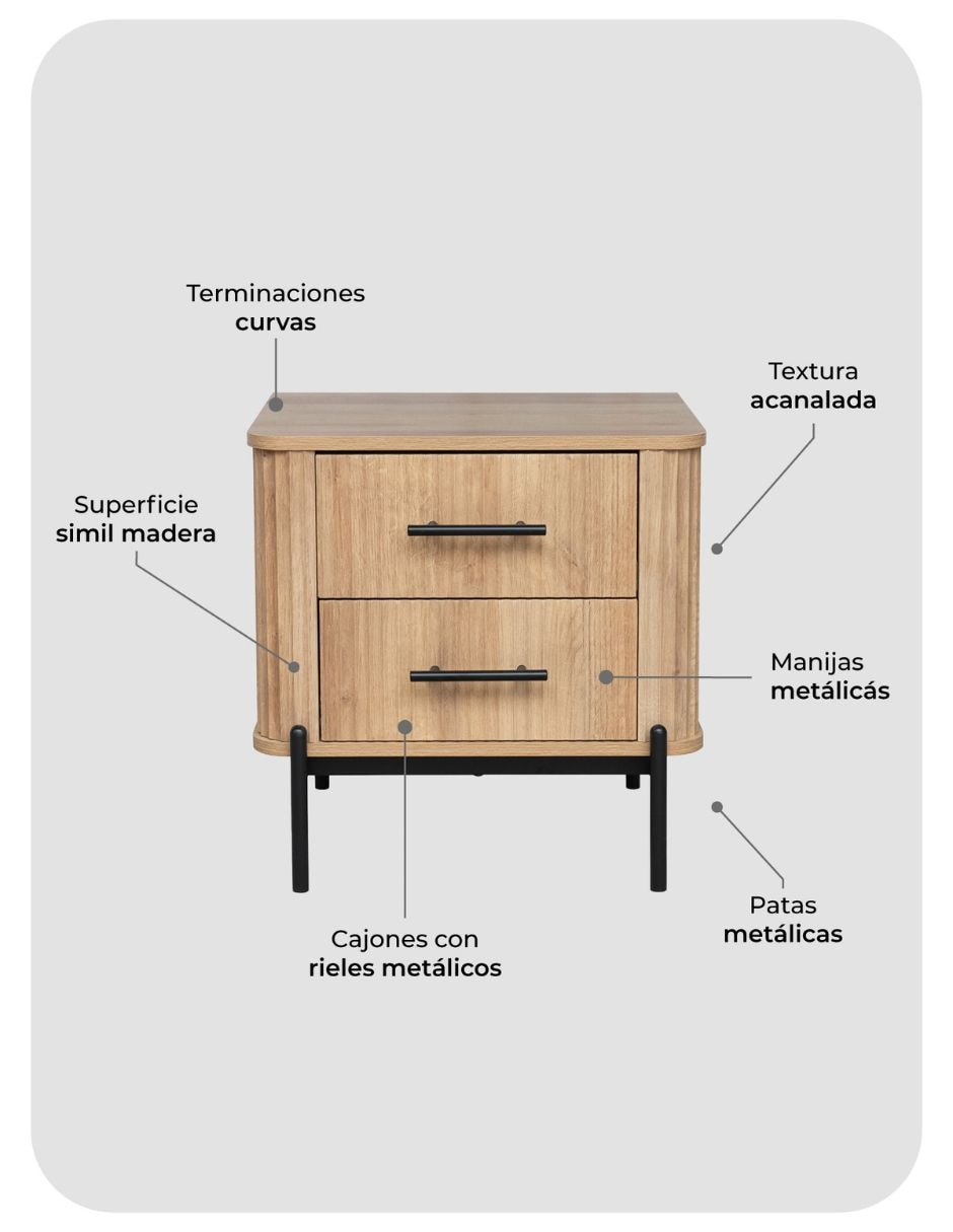 Buró Organic de MDF 10