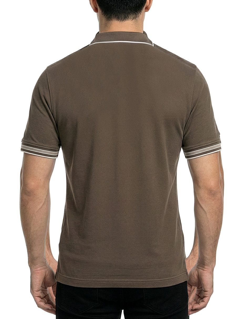 Camisa casual Cuadra manga corta para hombre