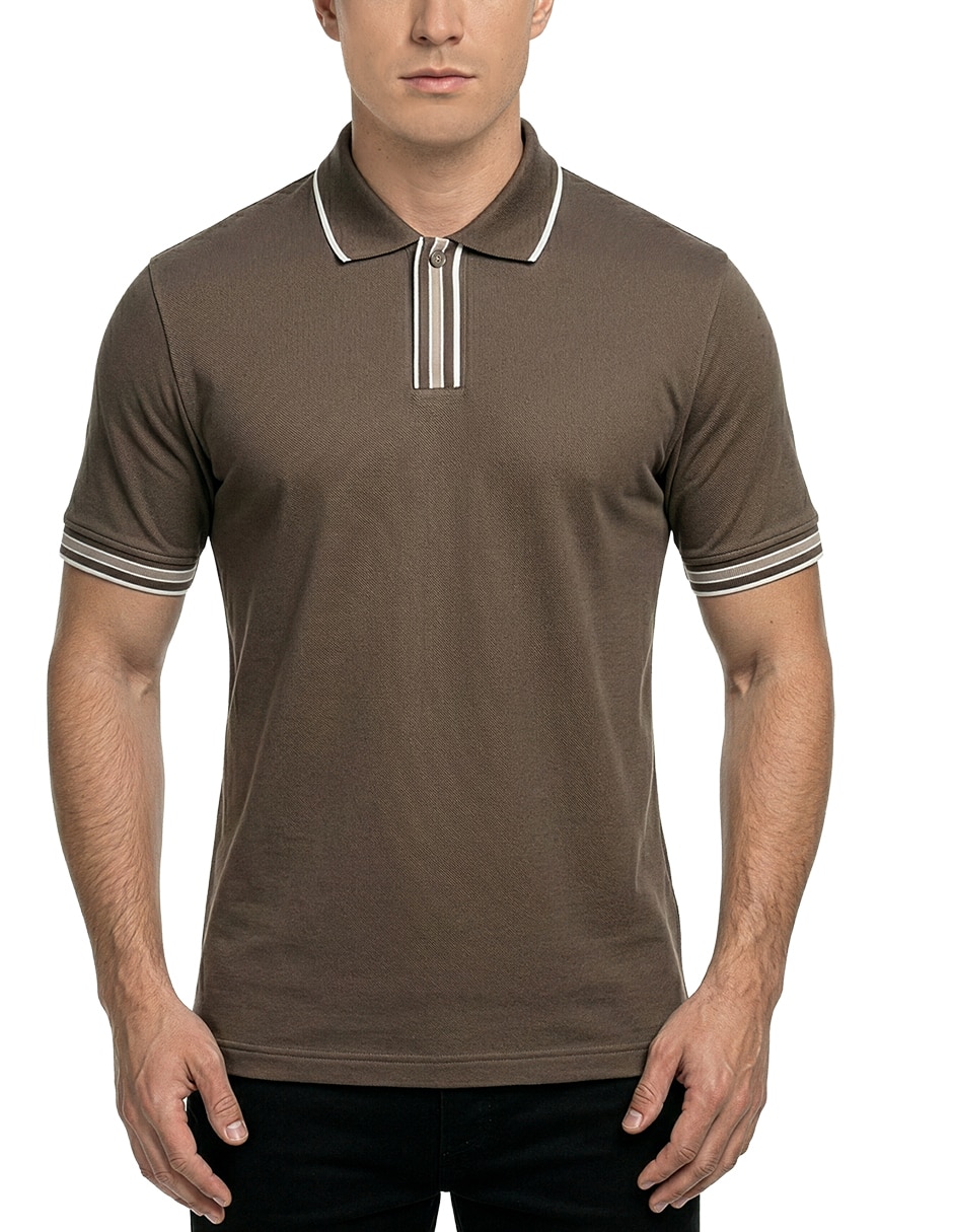 Camisa casual Cuadra manga corta para hombre