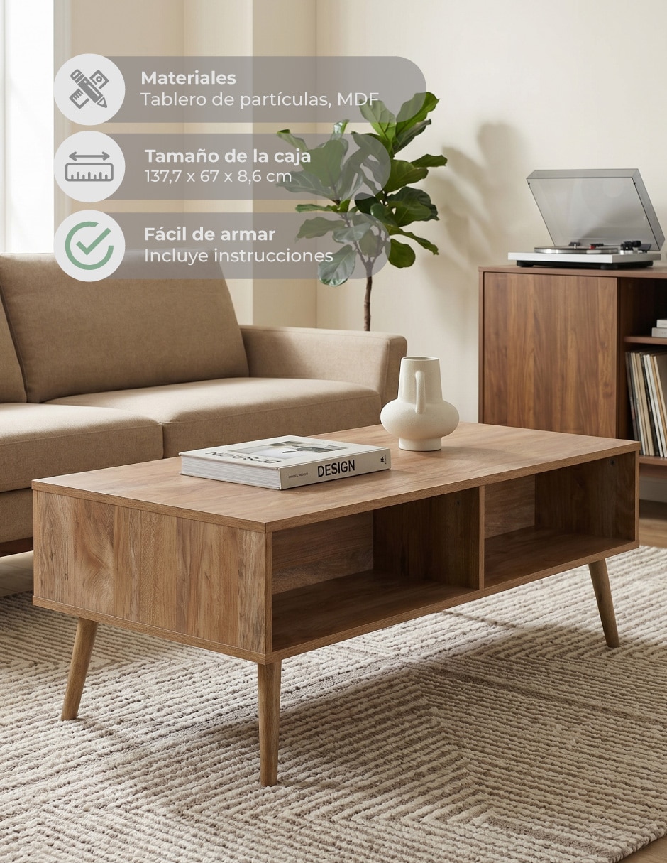 Mesa de centro de MDF 6