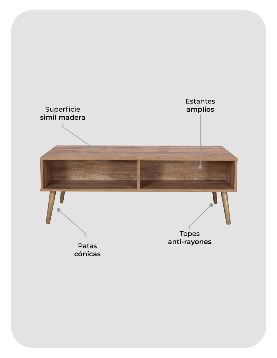 Mesa de centro de MDF 8