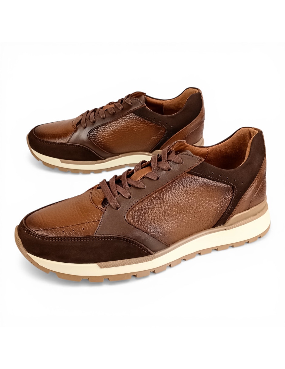 Tenis de piel Gromo para hombre