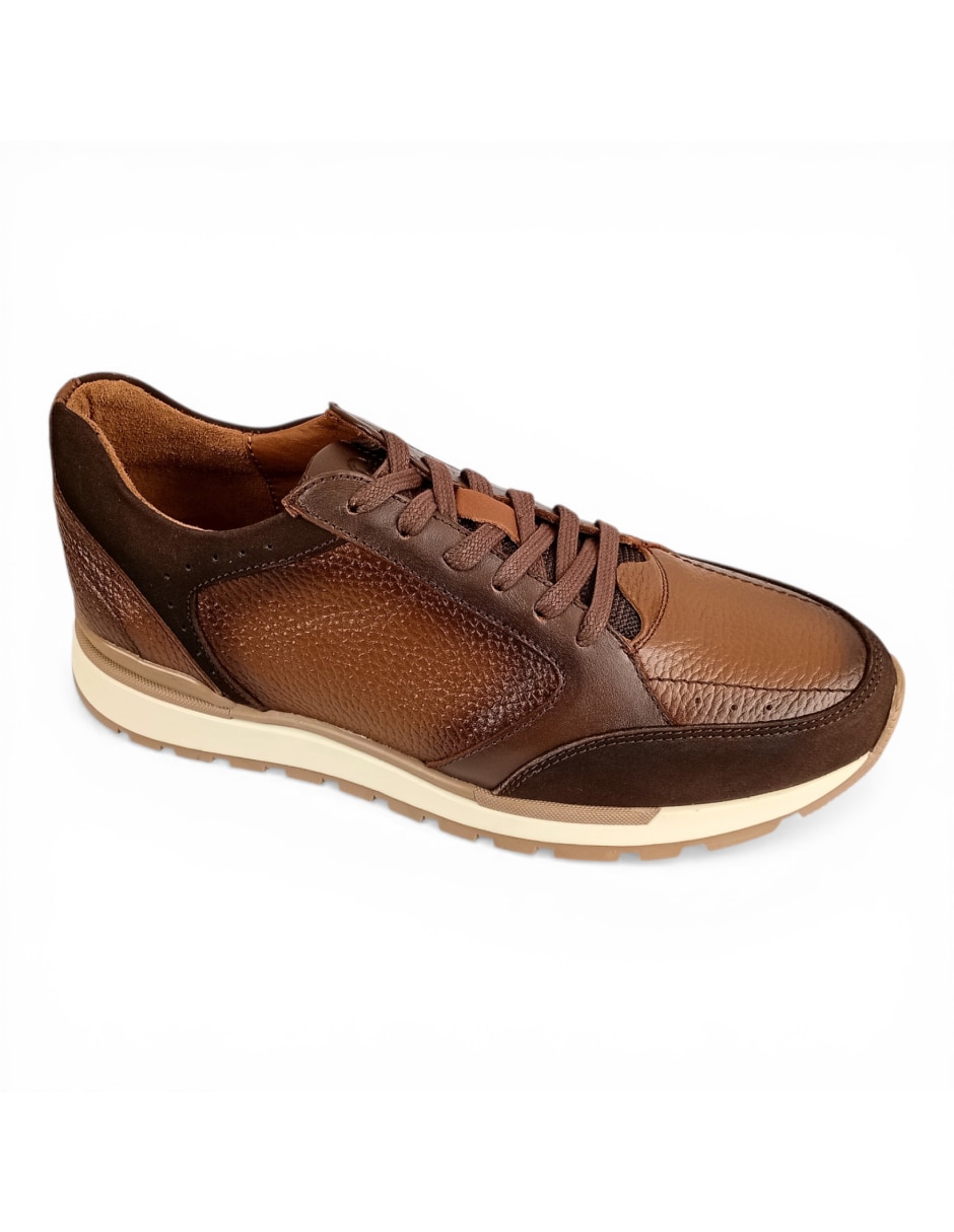 Tenis de piel para hombre