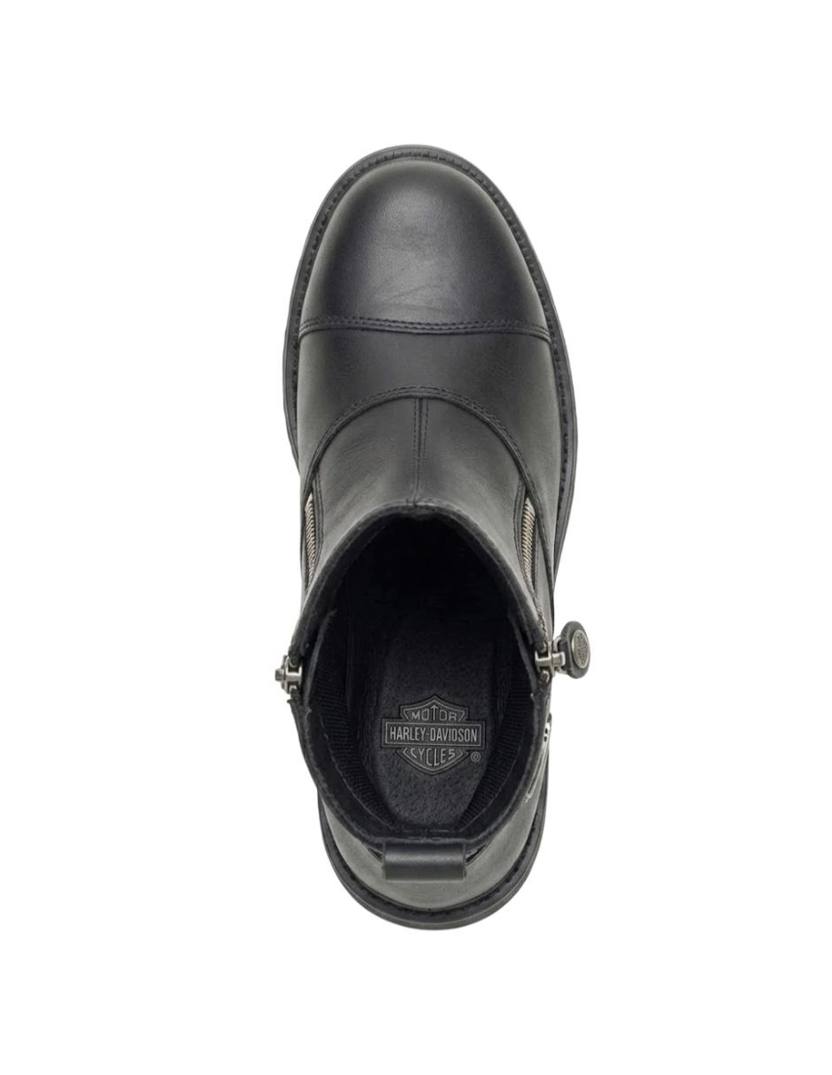 Bota de motociclista al tobillo Harley Davidson para mujer