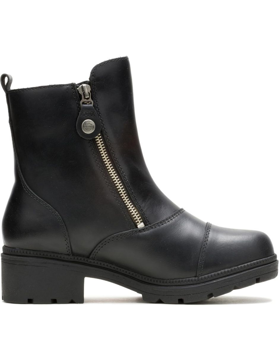 Bota de motociclista al tobillo Harley Davidson para mujer