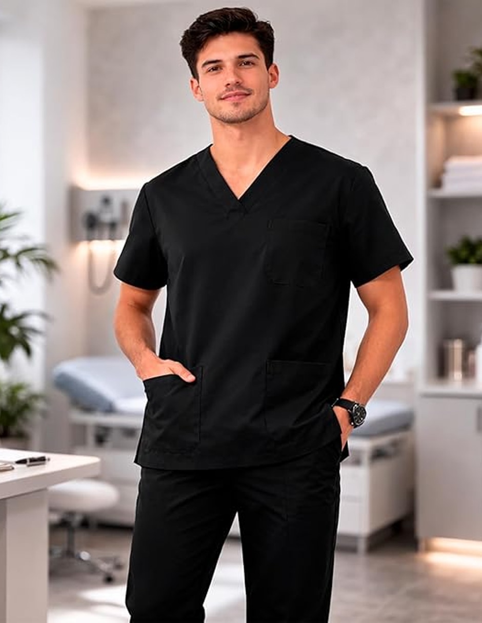 Uniforme Bluelander estilo recto para hombre