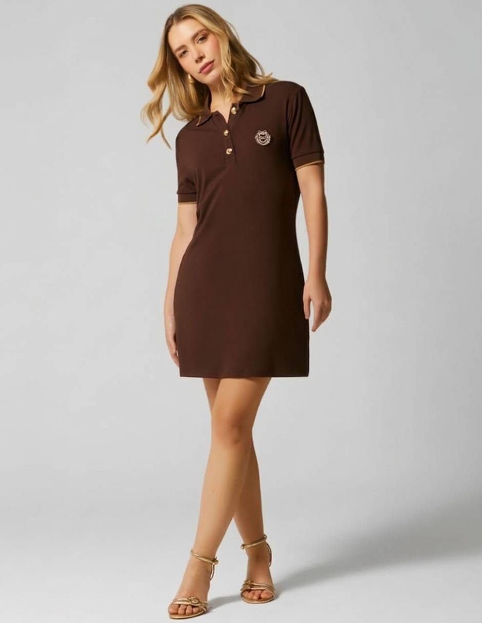 Vestido corto casual Studio F para mujer