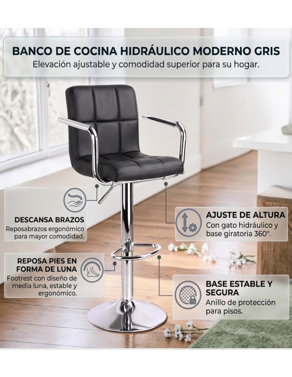Juego de bancos diseño ergonómico con altura ajustable cmtop 2