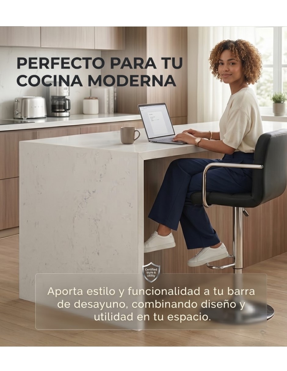Juego de bancos diseño ergonómico con altura ajustable cmtop 3