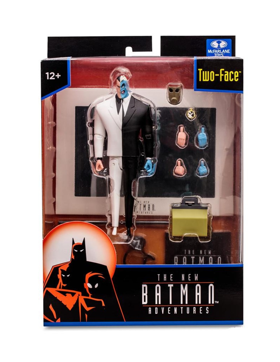 Figura de colección artículada batman the animated series two face mcfarlane