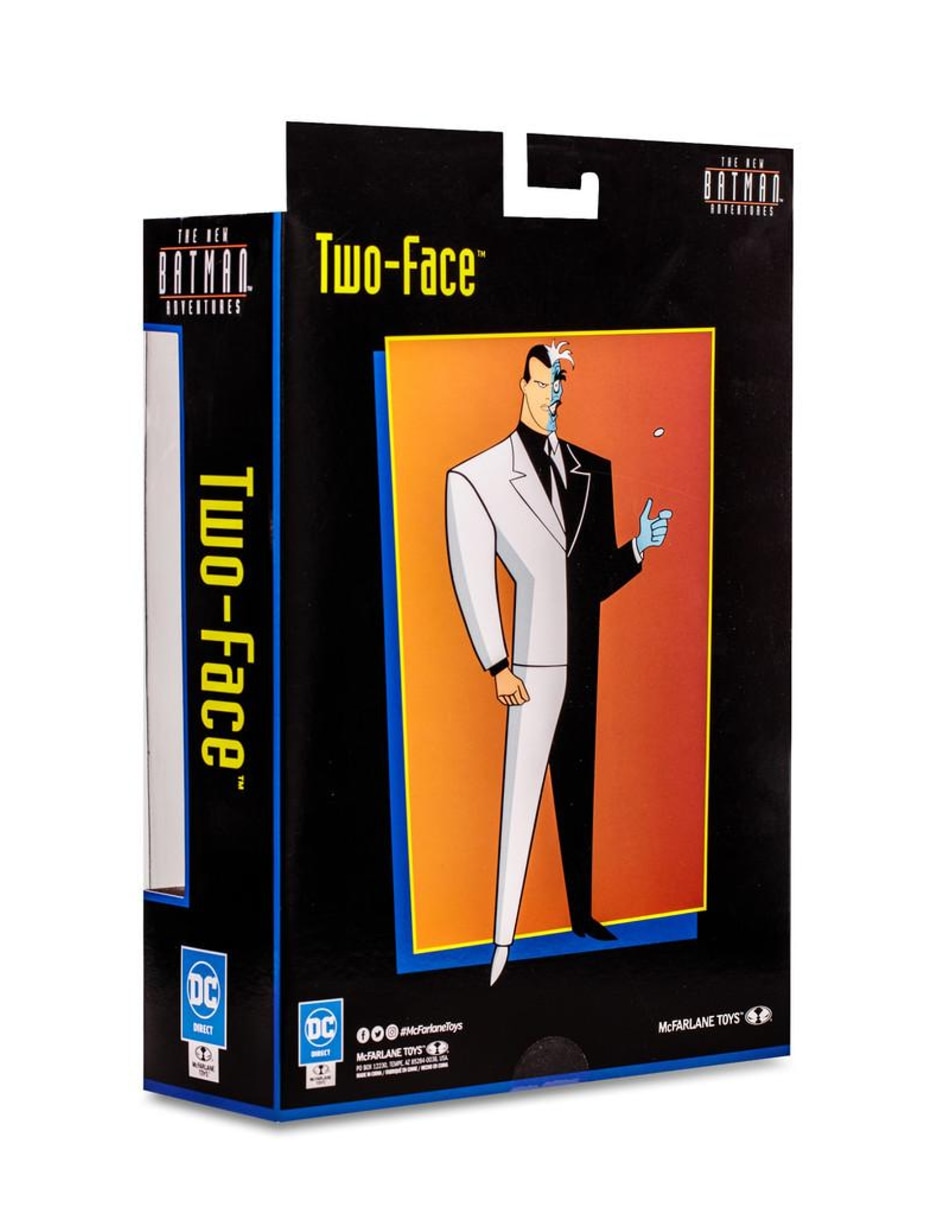 Figura de colección artículada batman the animated series two face mcfarlane