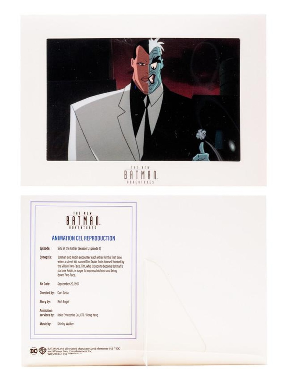 Figura de colección artículada batman the animated series two face mcfarlane