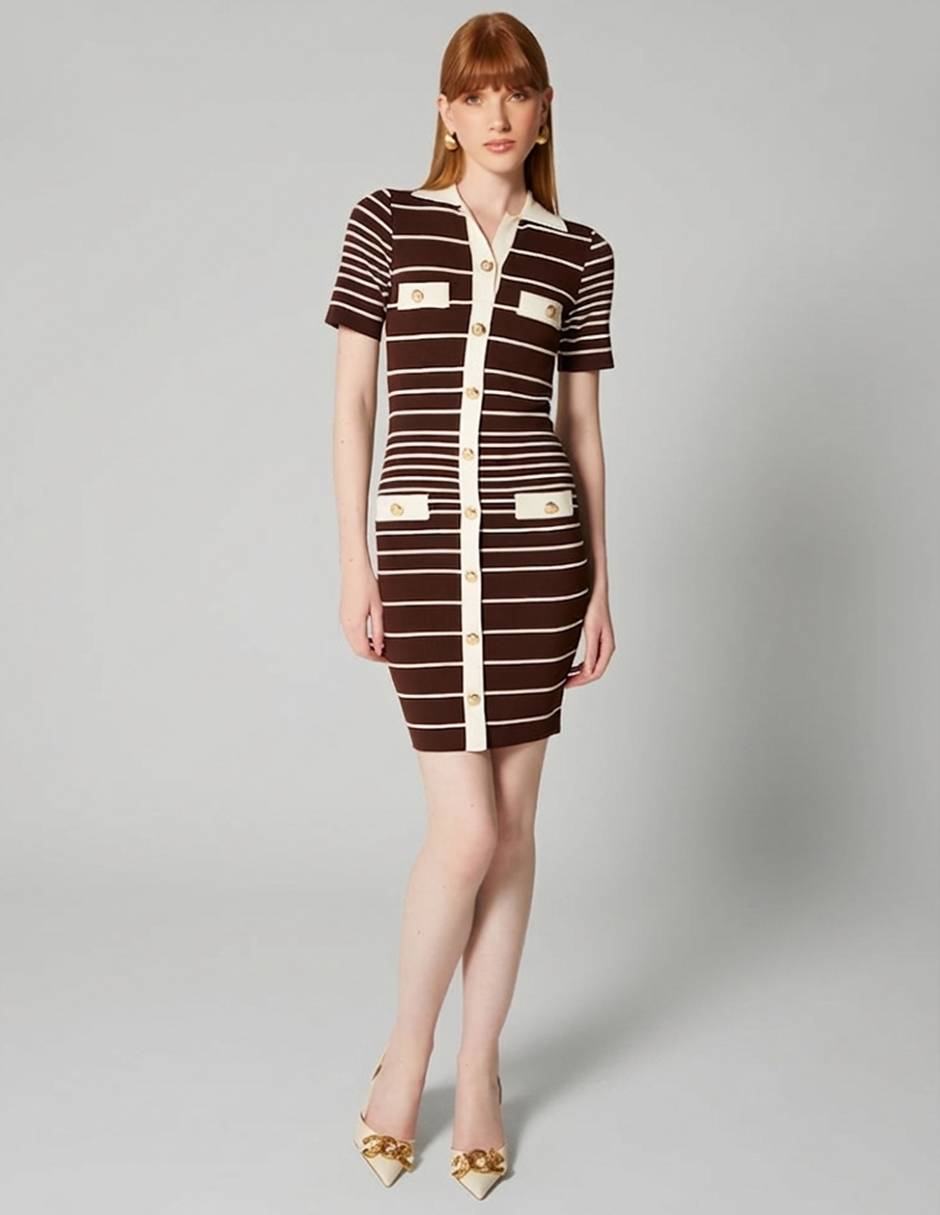 Vestido corto casual Studio F para mujer