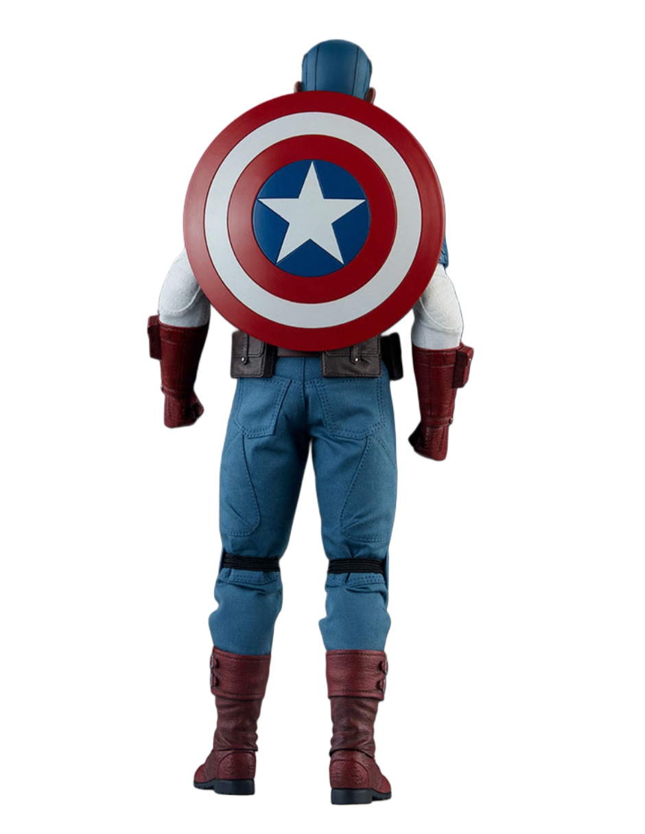 Figura de colección  artículada marvel comics capitan america sideshow