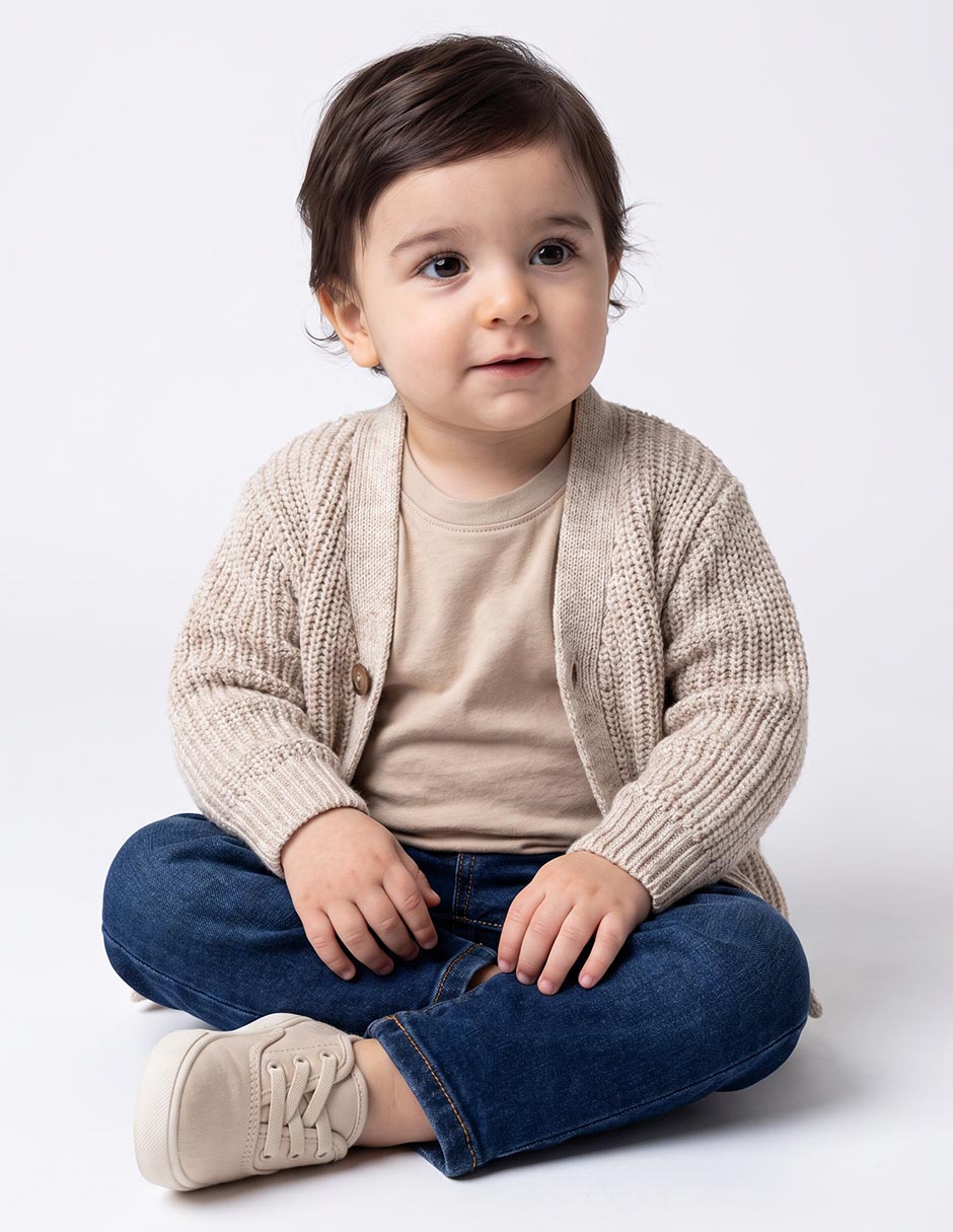 Jeans straight lavado stone wash para bebé niño Jeans straight lavado stone wash para bebé niño