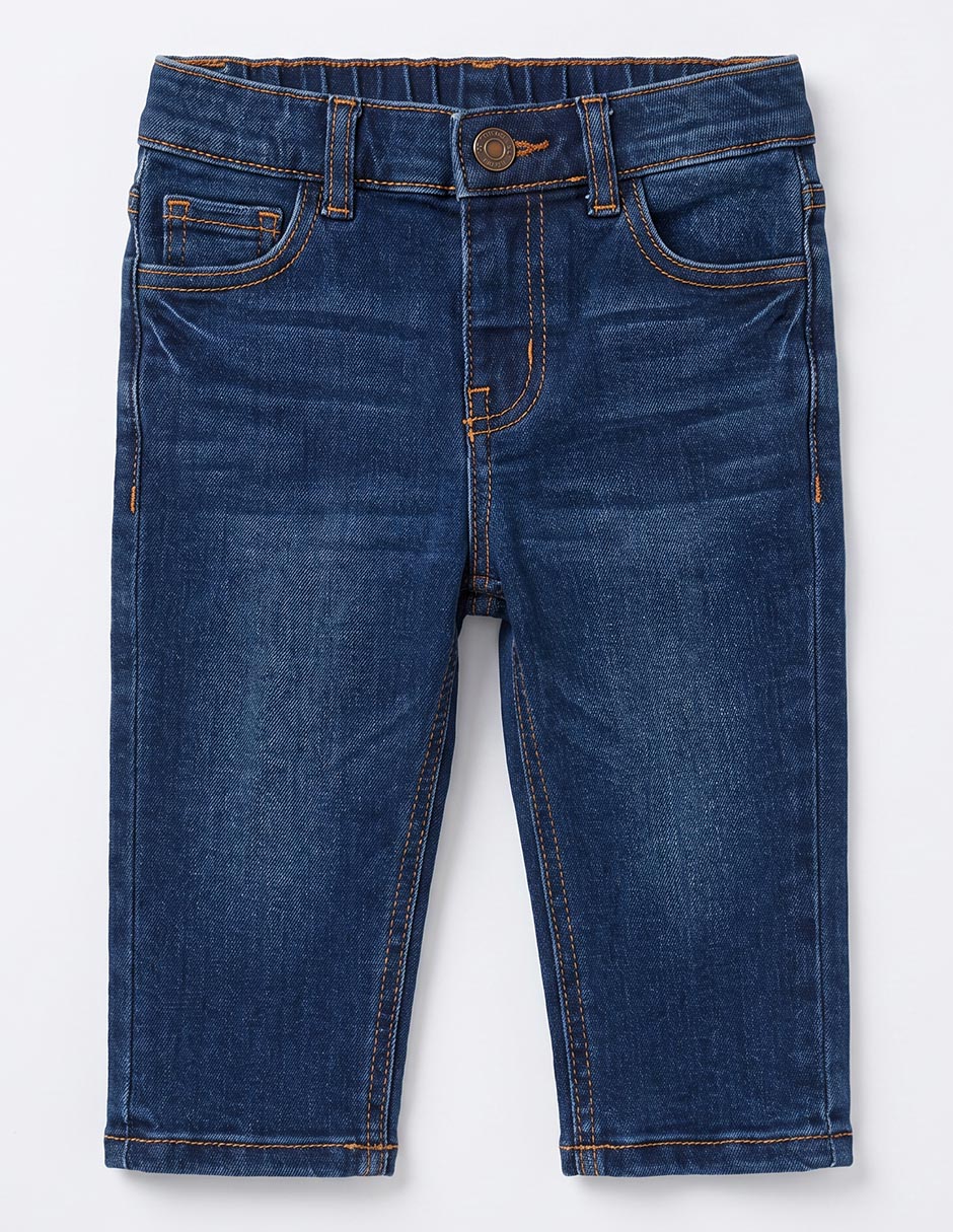 Jeans straight lavado stone wash para bebé niño 2