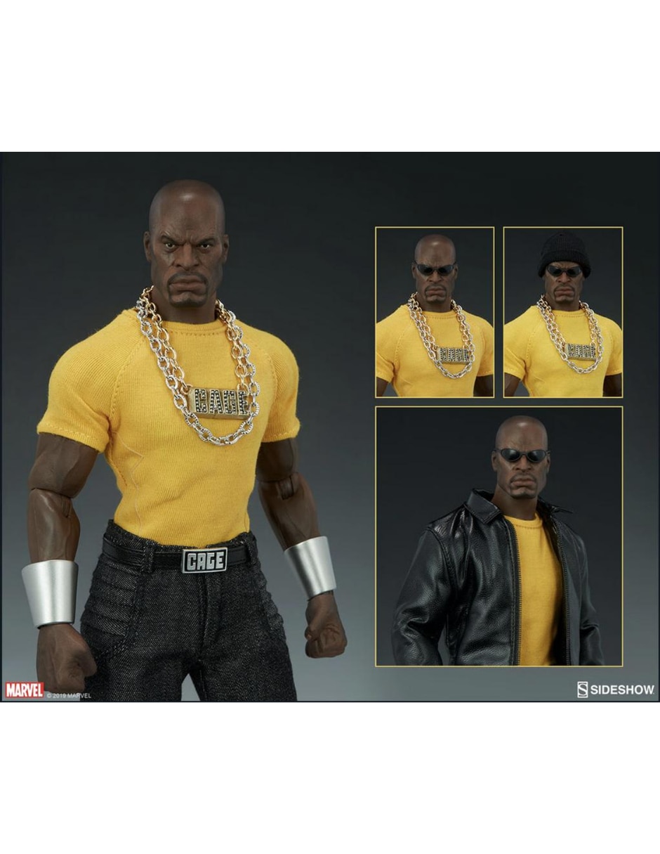 Figura de colección articulada Marvel Comics Luke Cage Power Man collectors Sideshow