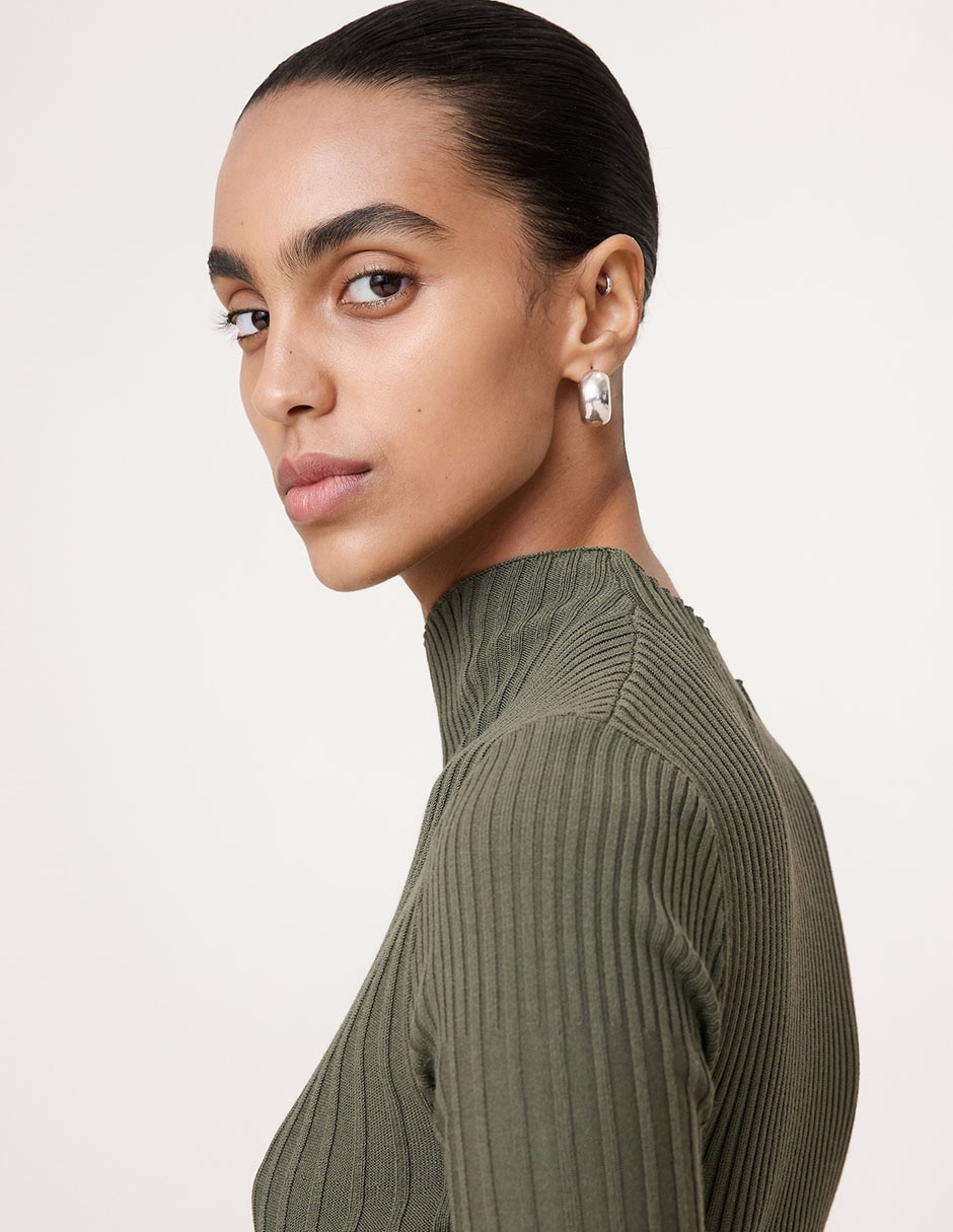 Blusa manga corta para mujer