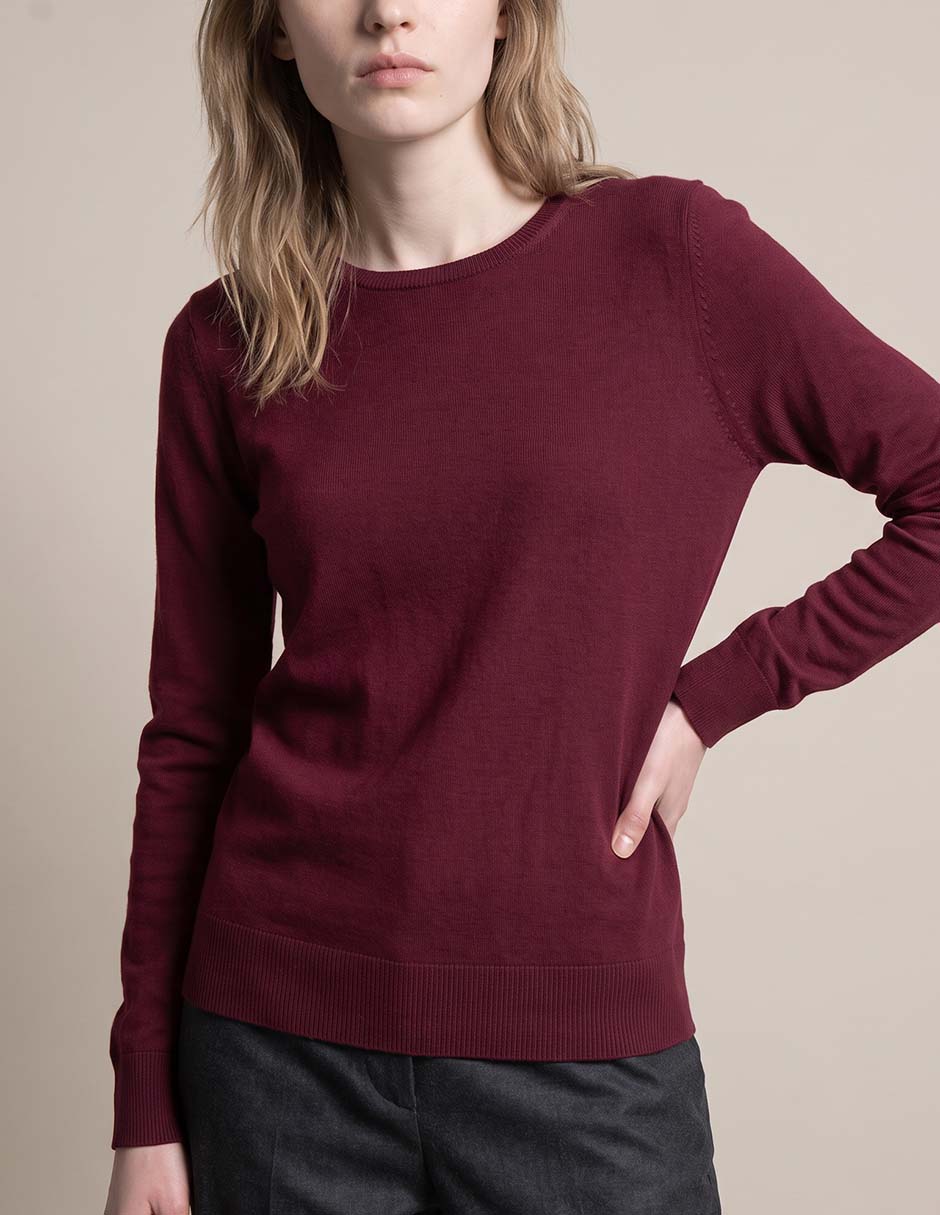 Suéter cuello redondo para mujer 3