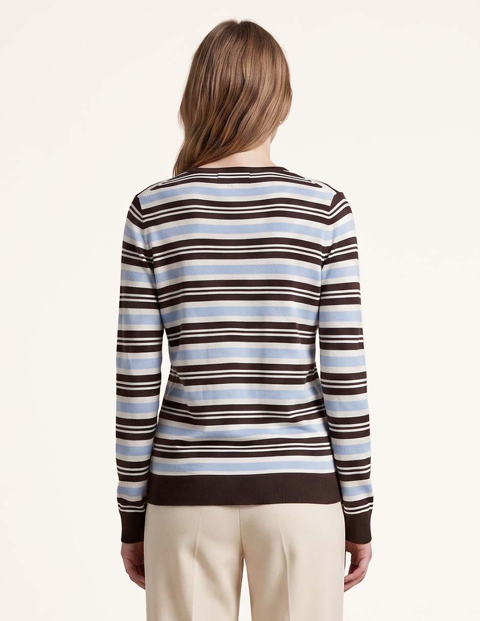 Suéter cuello redondo para mujer 2
