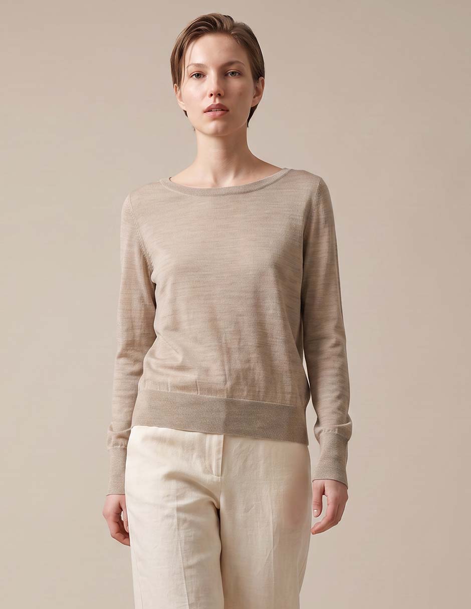 Suéter cuello redondo para mujer Suéter cuello redondo para mujer