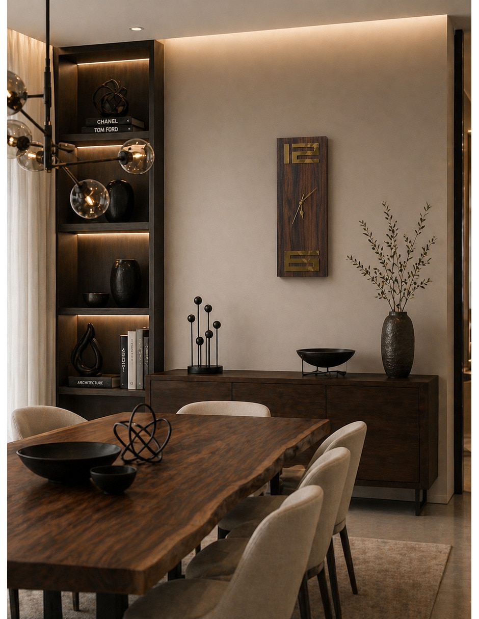 Reloj de pared de MDF 2