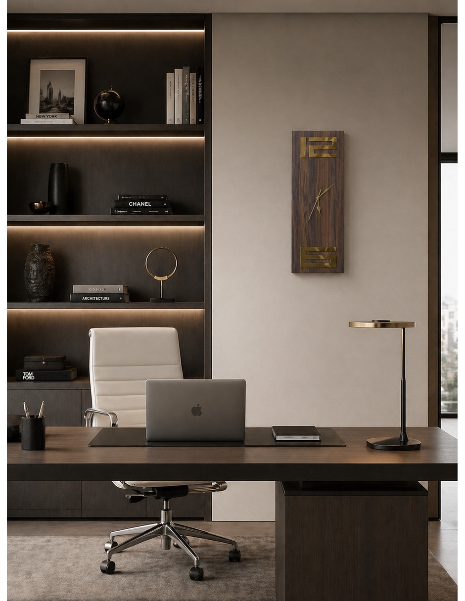 Reloj de pared de MDF 6
