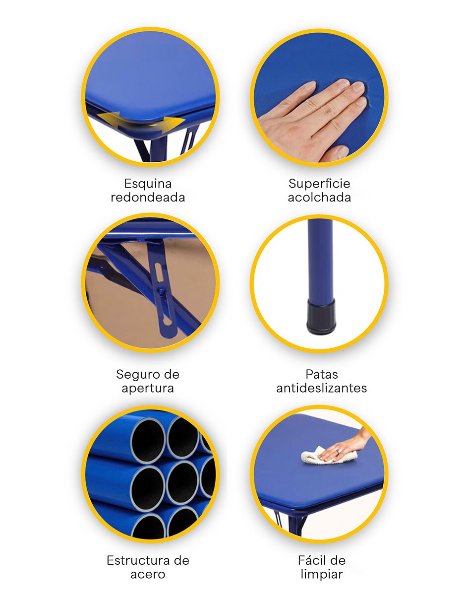 Juego de mesas para áreas múltiples Donut 3 piezas