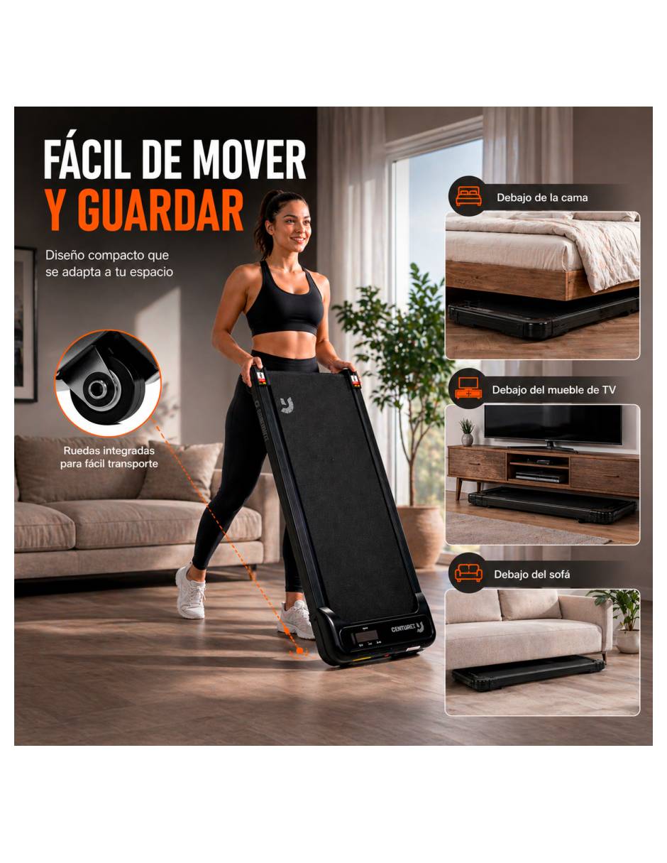Caminadora Eléctrica Profesional Walking Pad 5 en 1 5