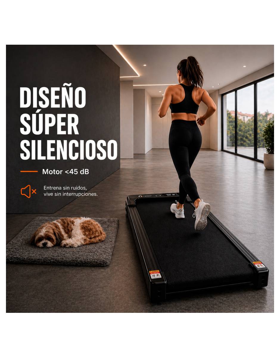 Caminadora Eléctrica Profesional Walking Pad 5 en 1