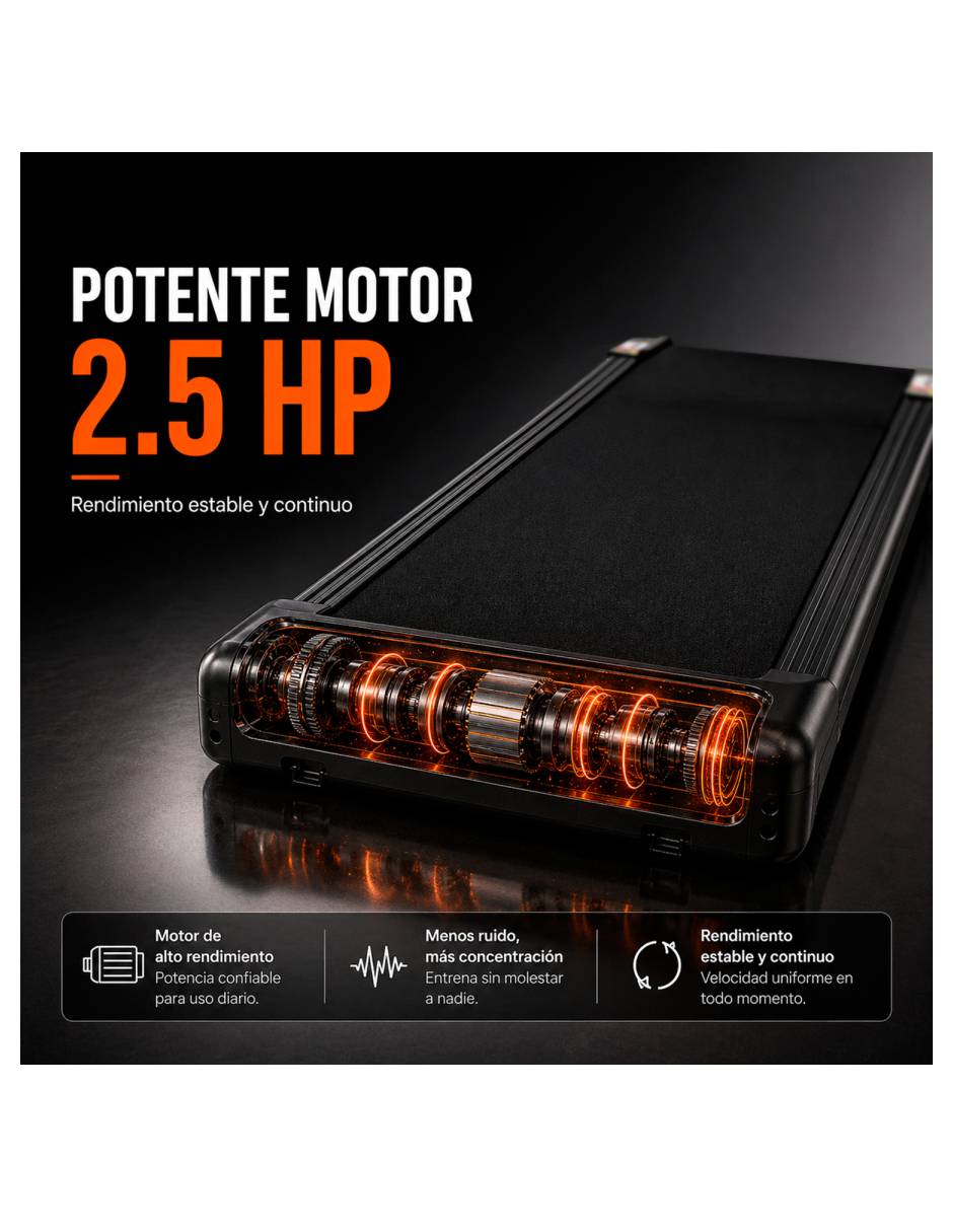 Caminadora Eléctrica Profesional Walking Pad 5 en 1 6