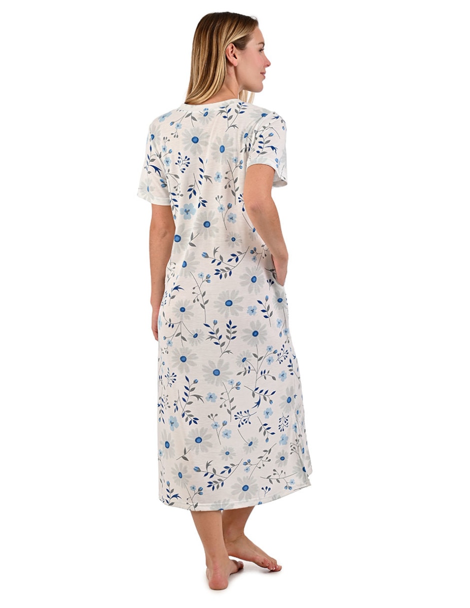 Camisón Michel Blanc estampado floral