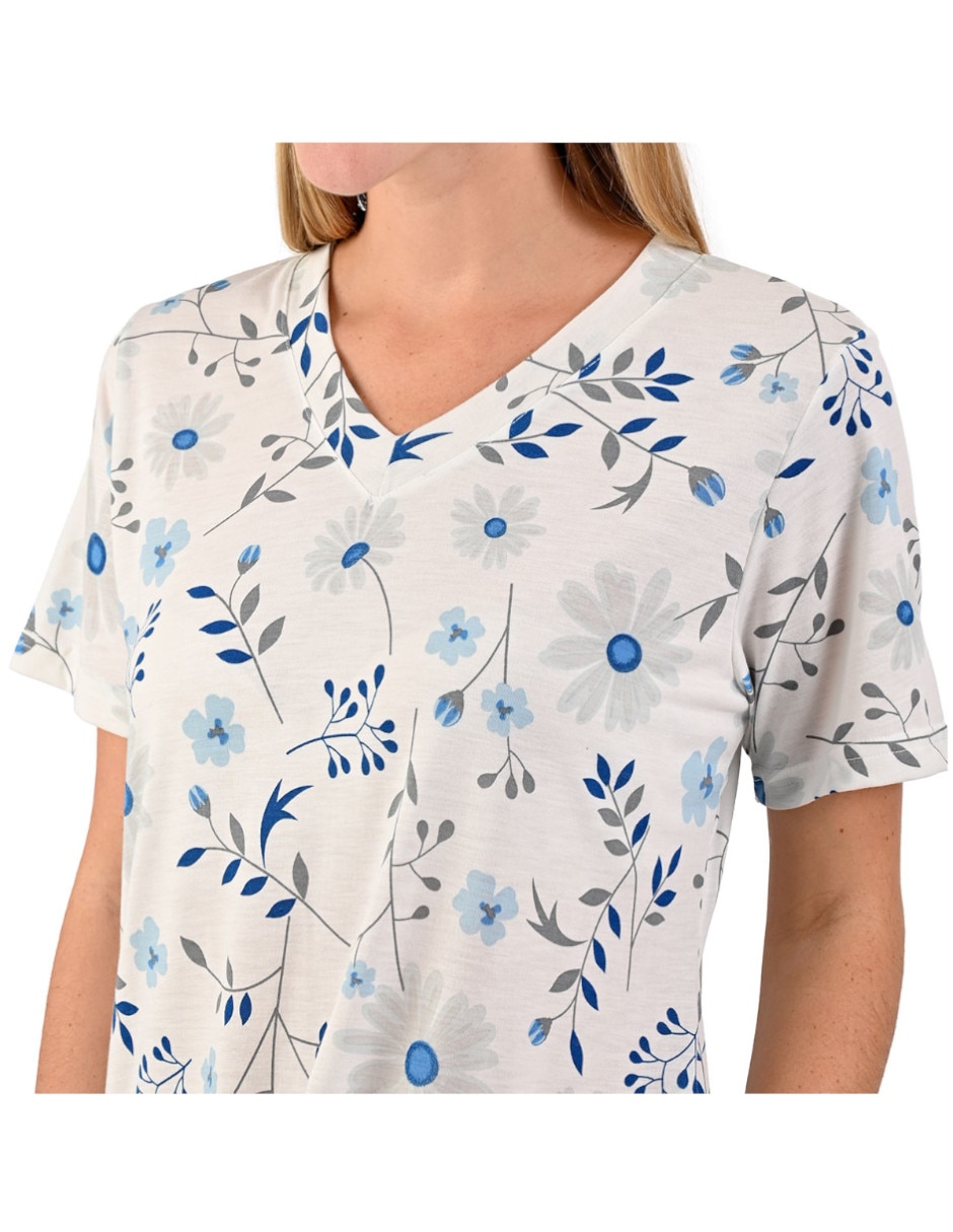 Camisón Michel Blanc estampado floral