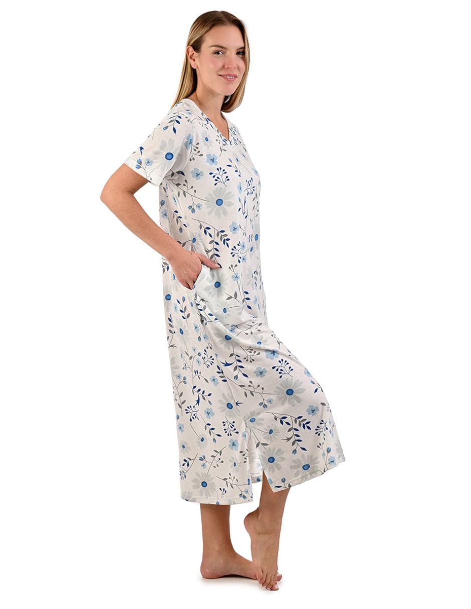 Camisón Michel Blanc estampado floral