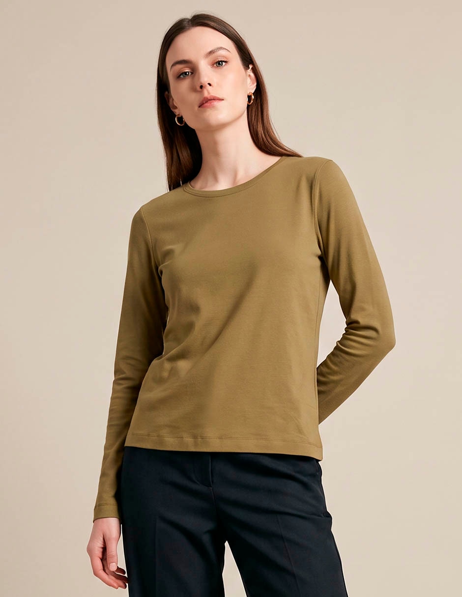 Playera manga larga para mujer Playera manga larga para mujer