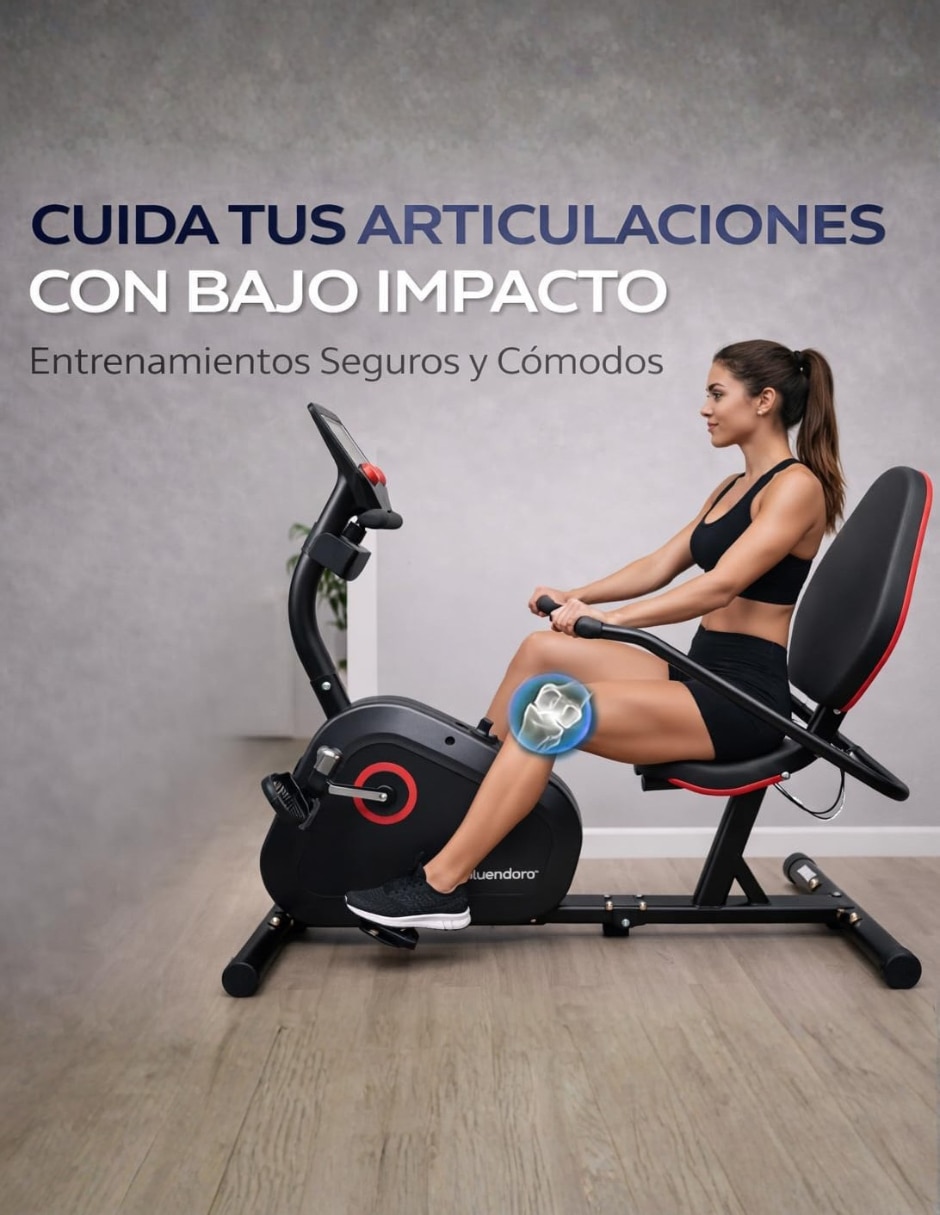Bicicleta fija reclinada abs 2