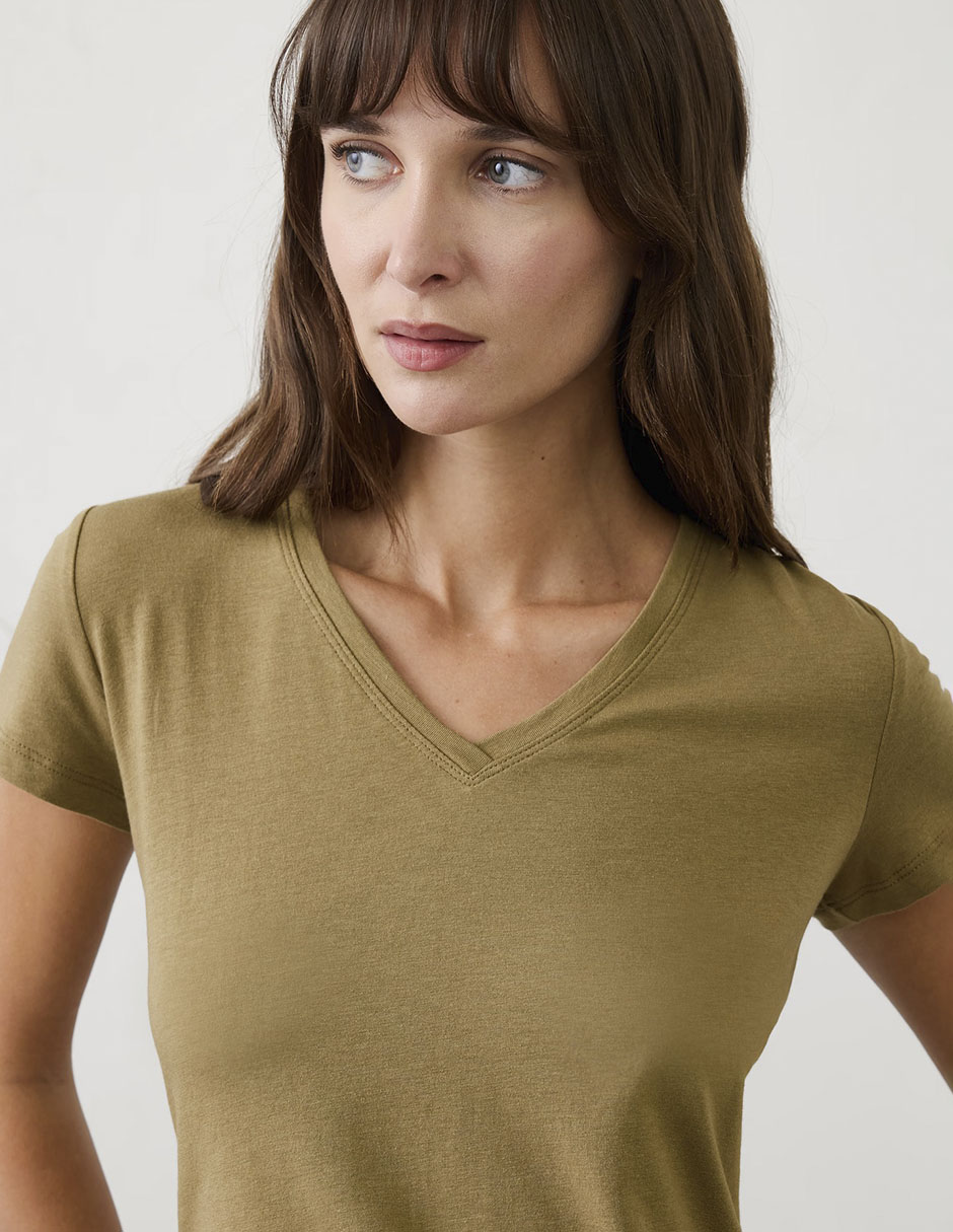 Playera manga corta para mujer 3
