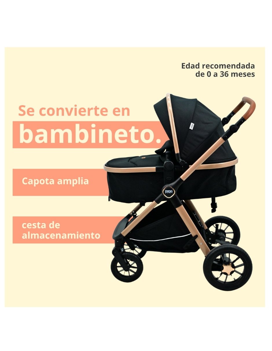 Carriola con portabebé Dodod Baby plegable