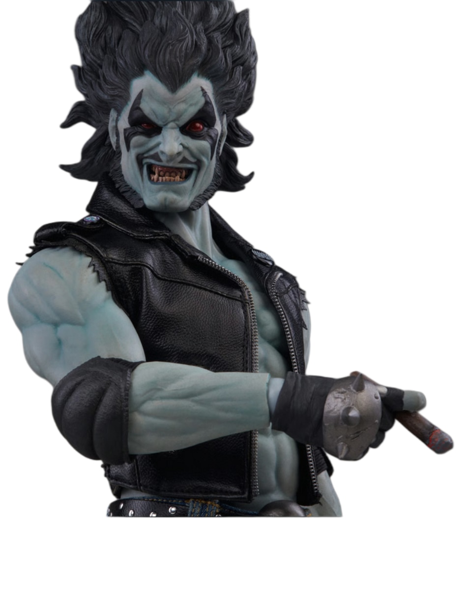 Figura de colección artículada dc comics lobo especial sideshow