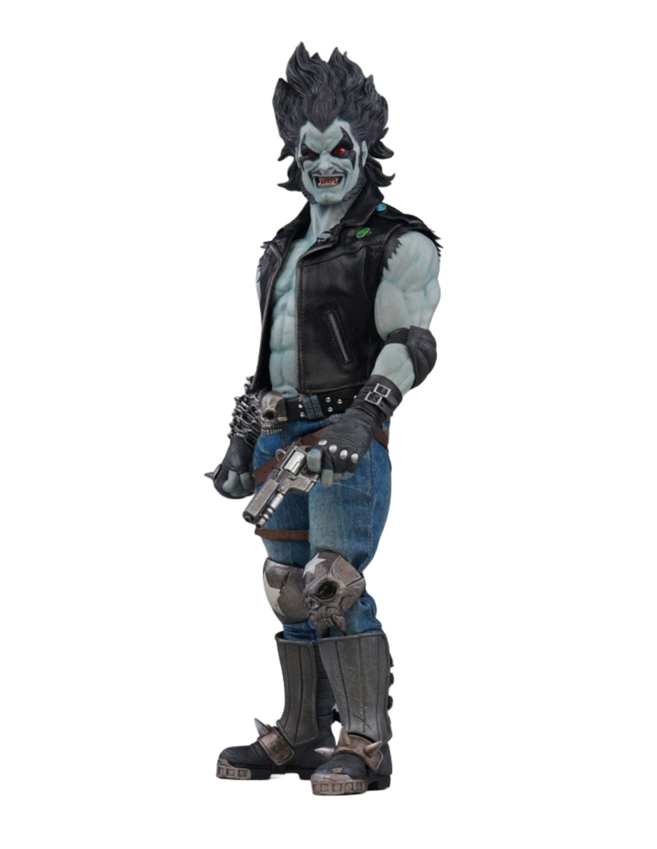 Figura de colección artículada dc comics lobo especial sideshow