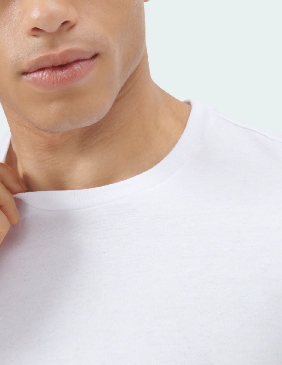 Camiseta adidas cuello redondo para hombre