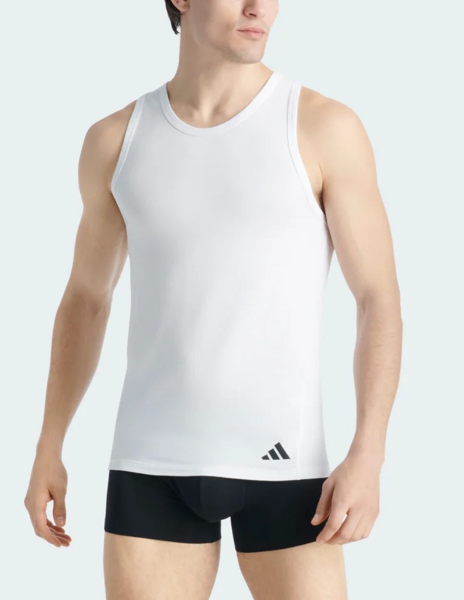 Camiseta adidas cuello redondo para hombre