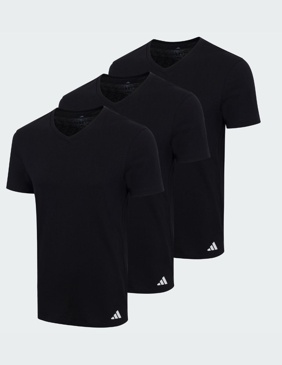 Camiseta adidas cuello v para hombre