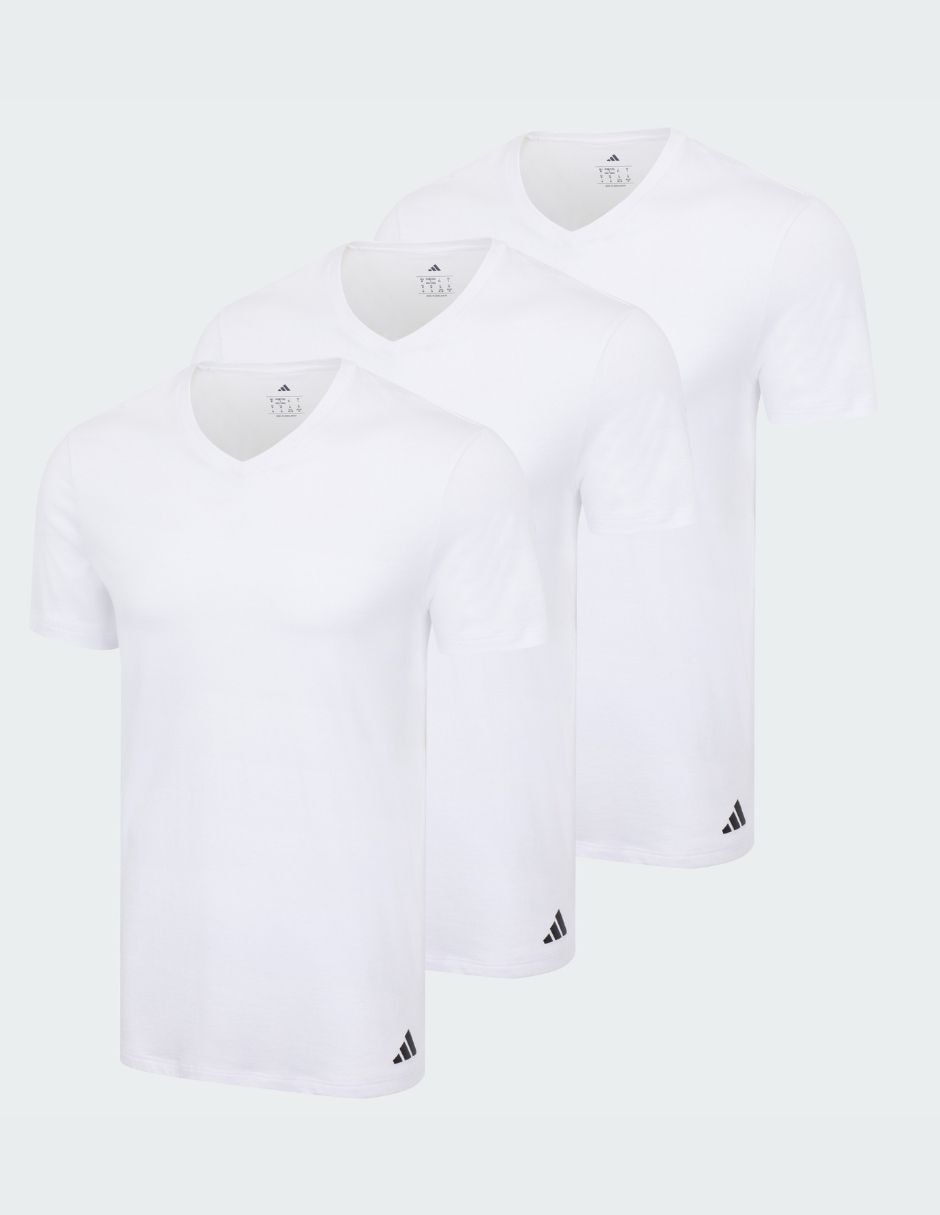 Set camiseta Adidas cuello V para hombre