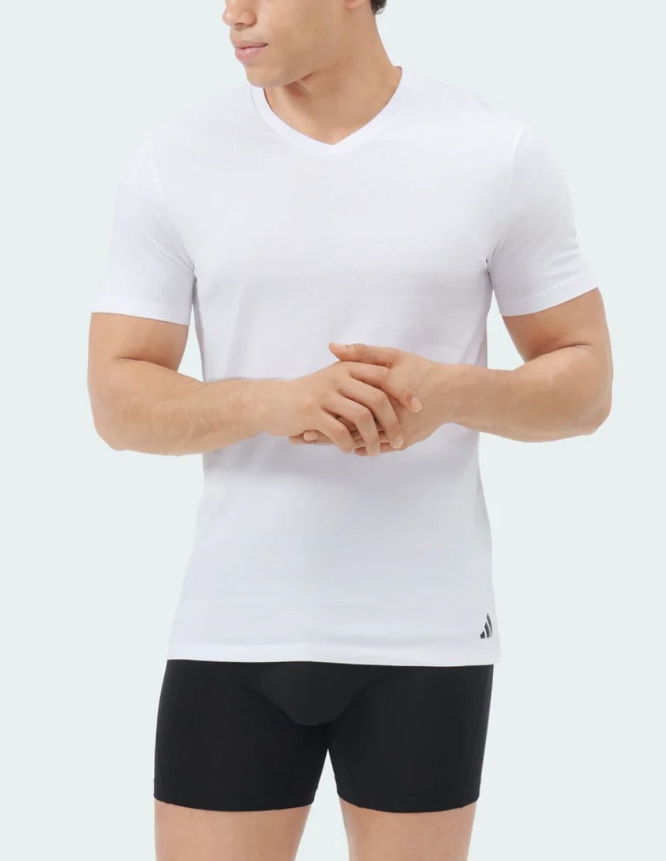Set camiseta Adidas cuello V para hombre