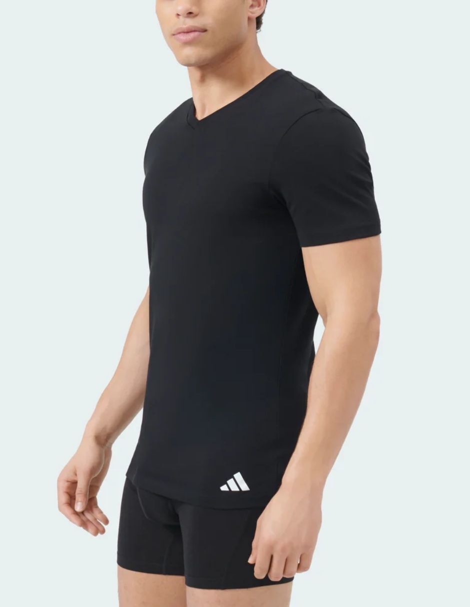 Set camiseta Adidas cuello V para hombre