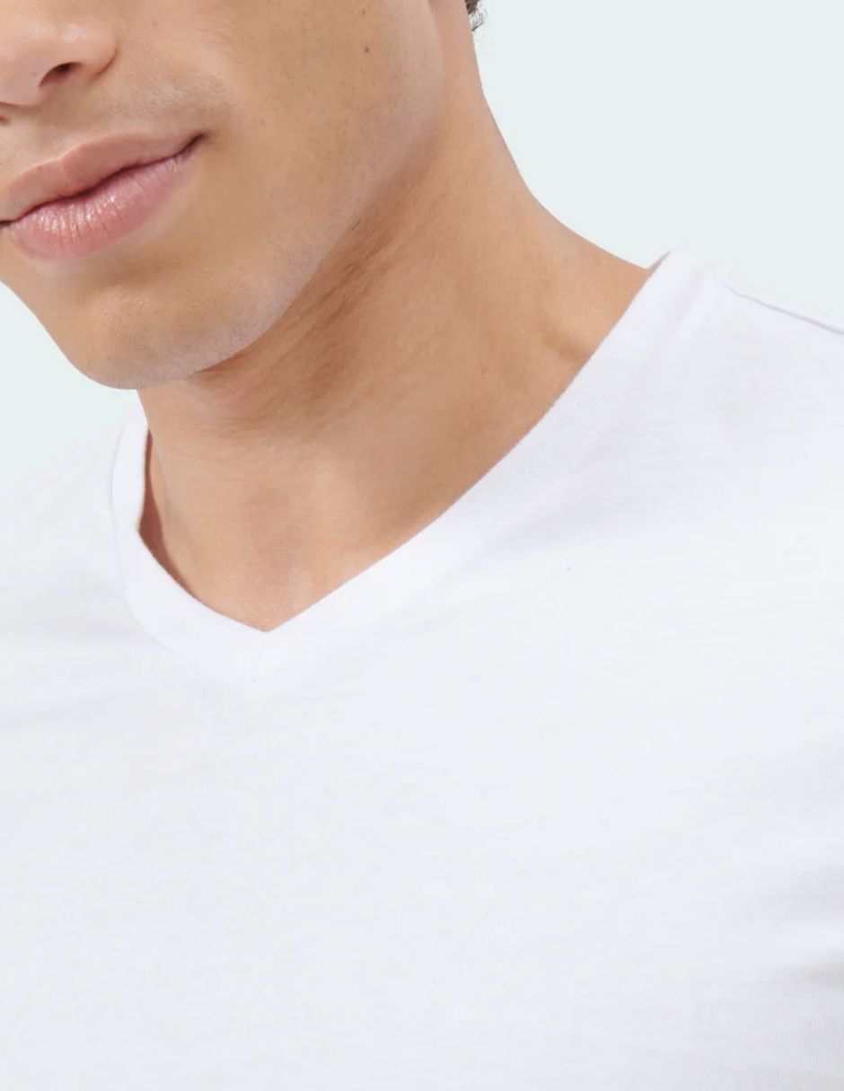 Set camiseta Adidas cuello V para hombre
