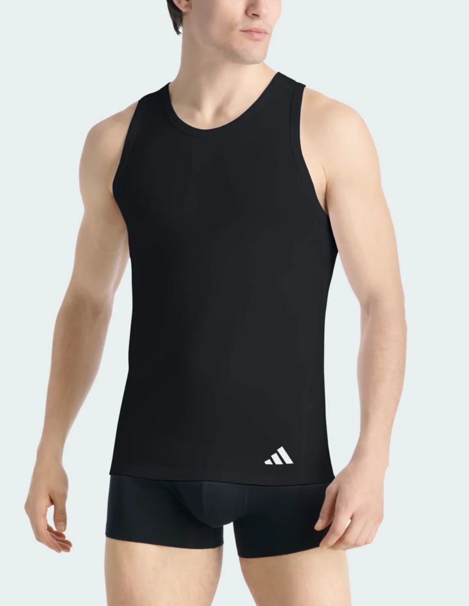 Camiseta adidas cuello redondo para hombre